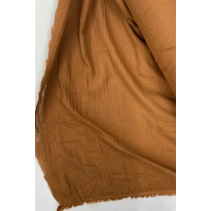 Çok Amaçlı Müslin Pamuklu Bebek Örtü ve Battaniye Kumaşı Müslin Bez Kahve 44