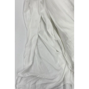 Çok Amaçlı Müslin Pamuklu Bebek Örtü ve Battaniye Kumaşı Müslin Bez Kırık Beyaz 11