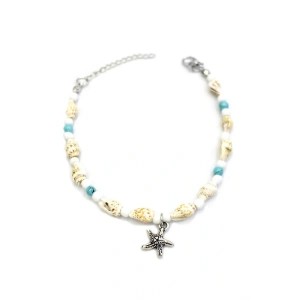 Deniz Kabuğu Halhal - Turkuaz