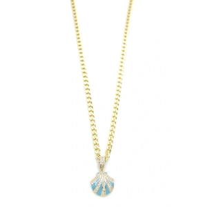 Deniz Kabuğu Kolye - Altın