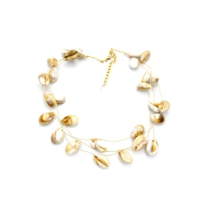 Deniz Kabuğu Kolye - Kahverengi