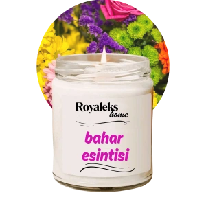 Doğal Özel Seri Kokulu Dekoratif Kavanoz Mum 210 cc - Bahar Esintisi - RYL