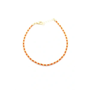 Dorika Boncuk Halhal - Turuncu