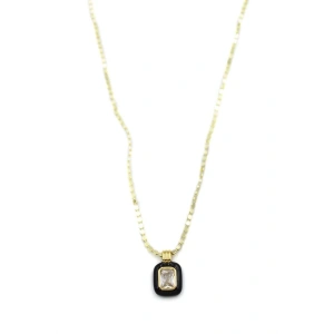 Ezme Zincir Kolye - 60 cm - Altın