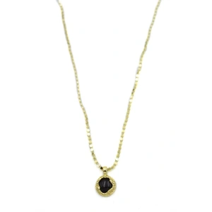 Ezme Zincir Kolye - 60 cm - Altın