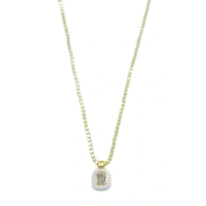 Ezme Zincir Kolye - 60 cm - Altın