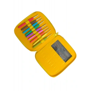 Fermuarlı Yün Tığ Set 2den 6ya Kadar 9 Adet( Renk Stok Durumuna Göre)