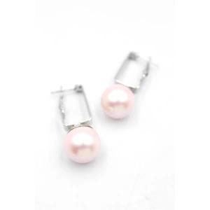 İncili Küpe - Pembe