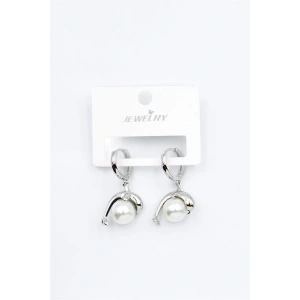 İncili Yunus Küpe - Gümüş