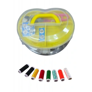 İplik Set Büyük Kalp Plastik Dikiş Seti