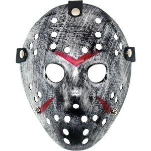 Jason Maskesi Hannibal Maskesi Metal Gümüş Renk 20x25 Cm