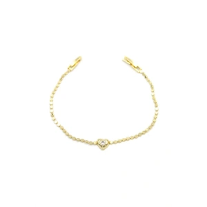 Kalp Bileklik - Altın