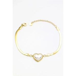 Kalp Bileklik - Altın