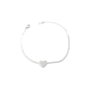Kalp Bileklik - Gümüş