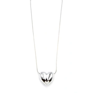 Kalp Kolye - Gümüş