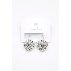 Kalp Küpe - Gümüş