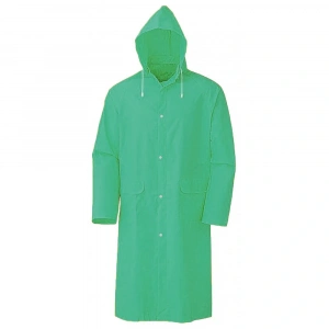 Kapşonlu Cepli Lüx Yağmurluk Haki Yeşil - Standart Beden 2xl