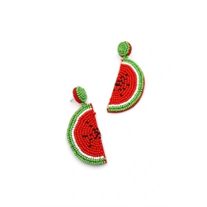 Karpuz Küpe - Kırmızı