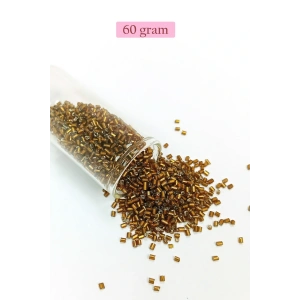 Kesme Cam Boncuk 2mm - 60 Gram - Koyu Kahverengi - BNC372