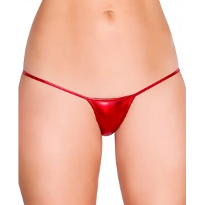 Kırmızı Deri Görünümlü Tanga Tm1112