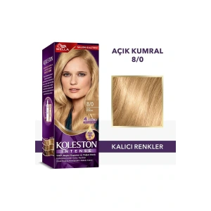 Koleston Intense Saç Boyası 8/0 Açık Kumral - Salon Kalitesi