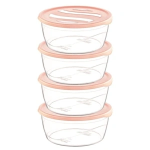 Krizma Yuvarlak Saklama Kabı 4 Lü No:1 Royaleks-ÇNK2153