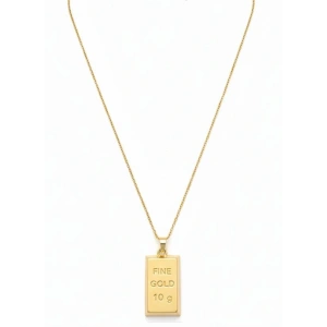 Külçe Altın Kolye - Büyük Boy - Altın