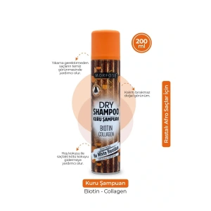 Kuru Şampuan Biotin Collagen 200 ML - Rastalı Saçlar - mrfs