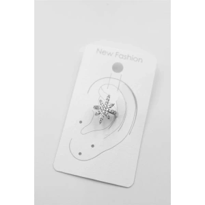 Kutup Yıldızı Kıkırdak Küpe - Gümüş