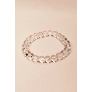 Kuvars Doğal Taş Bileklik Kutulu