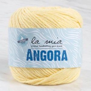 La Mia Angora 50gr Sarı El Örgü İpi - L124 - 33796