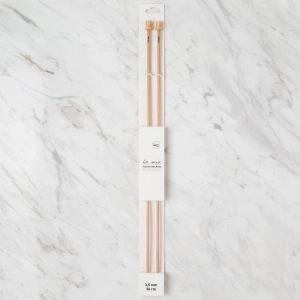 La Mia Whitewood 3.5 mm 36 cm Ahşap Örgü Şişi