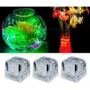 Led Işıklı Buz Küpleri (3 Adet)