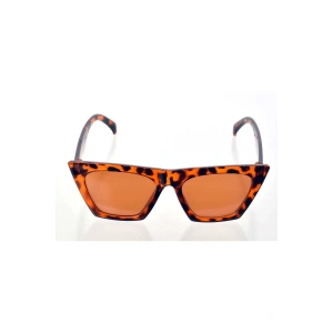 Leopar Çerçeve Cat Eye Kadın Güneş Gözlüğü - Moda Gözlük