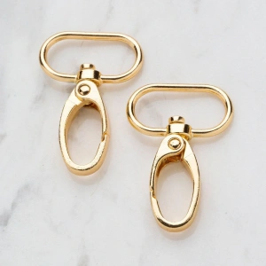 Loren 3 cm 2 li Altın Rengi Makrome Anahtarlık Kan