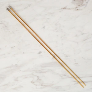 Loren Crafts 2,5 mm 35 cm Sarı Metal Örgü Şişi - L