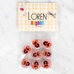 Loren Crafts 8li Ördek Düğme - 1205