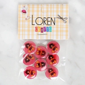 Loren Crafts 8li Ördek Düğme - 1209