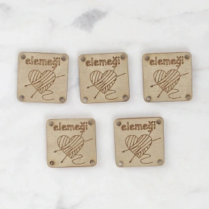 Loren Crafts Elemeği Deri Arma 5 Adet - 1569