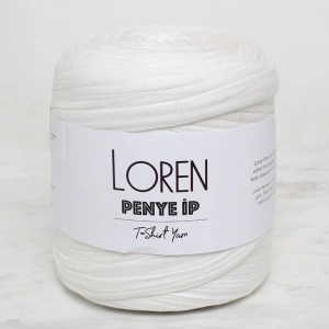 Loren Penye Kumaş El Örgü İpi Açık Krem - 43 - 33472