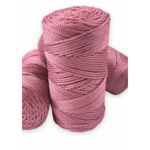 Makrome İpi 3mm Polyester Gül Kurusu