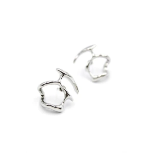 Metal Küpe - Gümüş