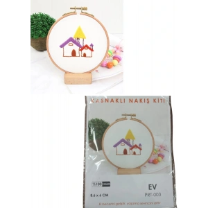 Nakış Kitleri Kasnaklı 8.6 X 6 cm Ev