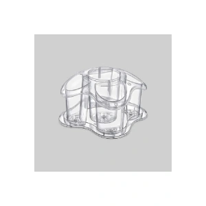 Papatya Masa Üstü Kaşıklık Şeffaf Royaleks-E227