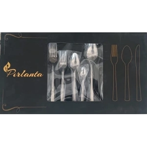 Pırlanta 30 Parça 6 Kişilik Çatal Kaşık Takımı 30 Parça Kutulu Hediyelik Çeyizlik Takım