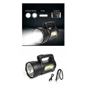 Profesyonel Ultra Güçlü Led El Feneri - Yüksek Performanslı 900 Lümen Aydınlatma