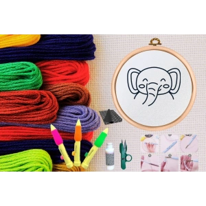 Punch Seti Nakış Seti Kasnaklı Kendin Yap Seti Seri 54