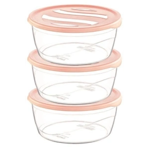 Saklama Kabı Karizma Yuvarlak 3lü No:2 Royaleks-ÇNK2149