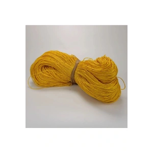 Sarı Renk Çile Kağıt İp Çanta Ipi Supla Ipi  No:59 - (550-600 gr)