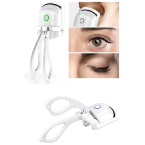 Silikon Uçlu Elektrikli Kirpik Kıvırıcı 2 Sıcaklık Modlu Usb Şarjlı Kolay Rimel Kirpik Bigudisi